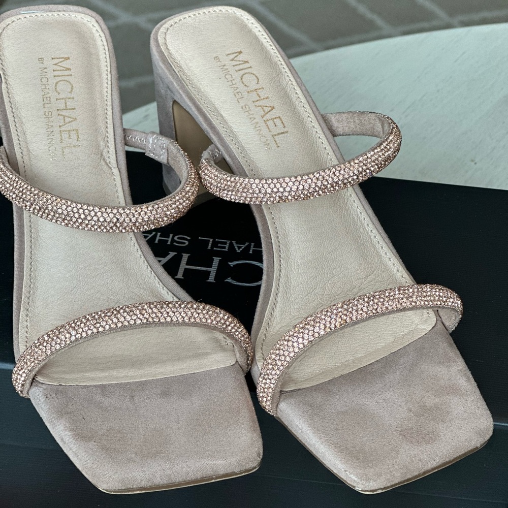 Michael rose gold shoes. Worn once for a wedding